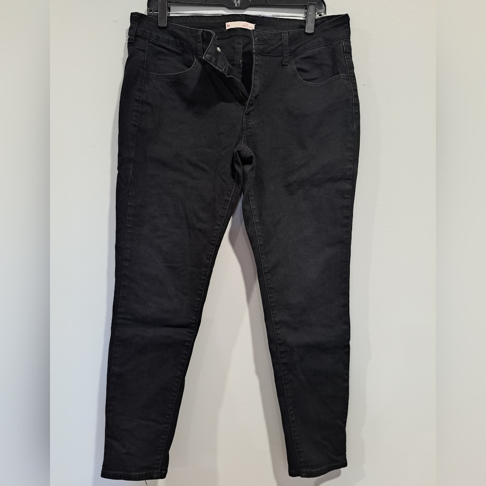 SO black jeggings from Kohls size 13/31w